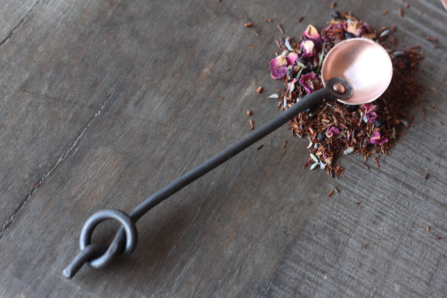 Copper and Steel Teaspoon