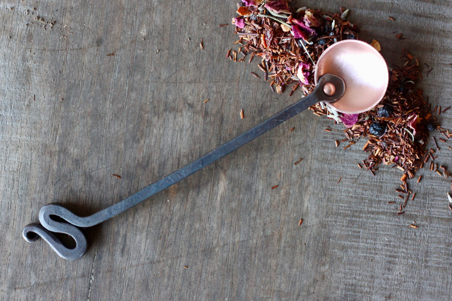 Copper and Steel Teaspoon