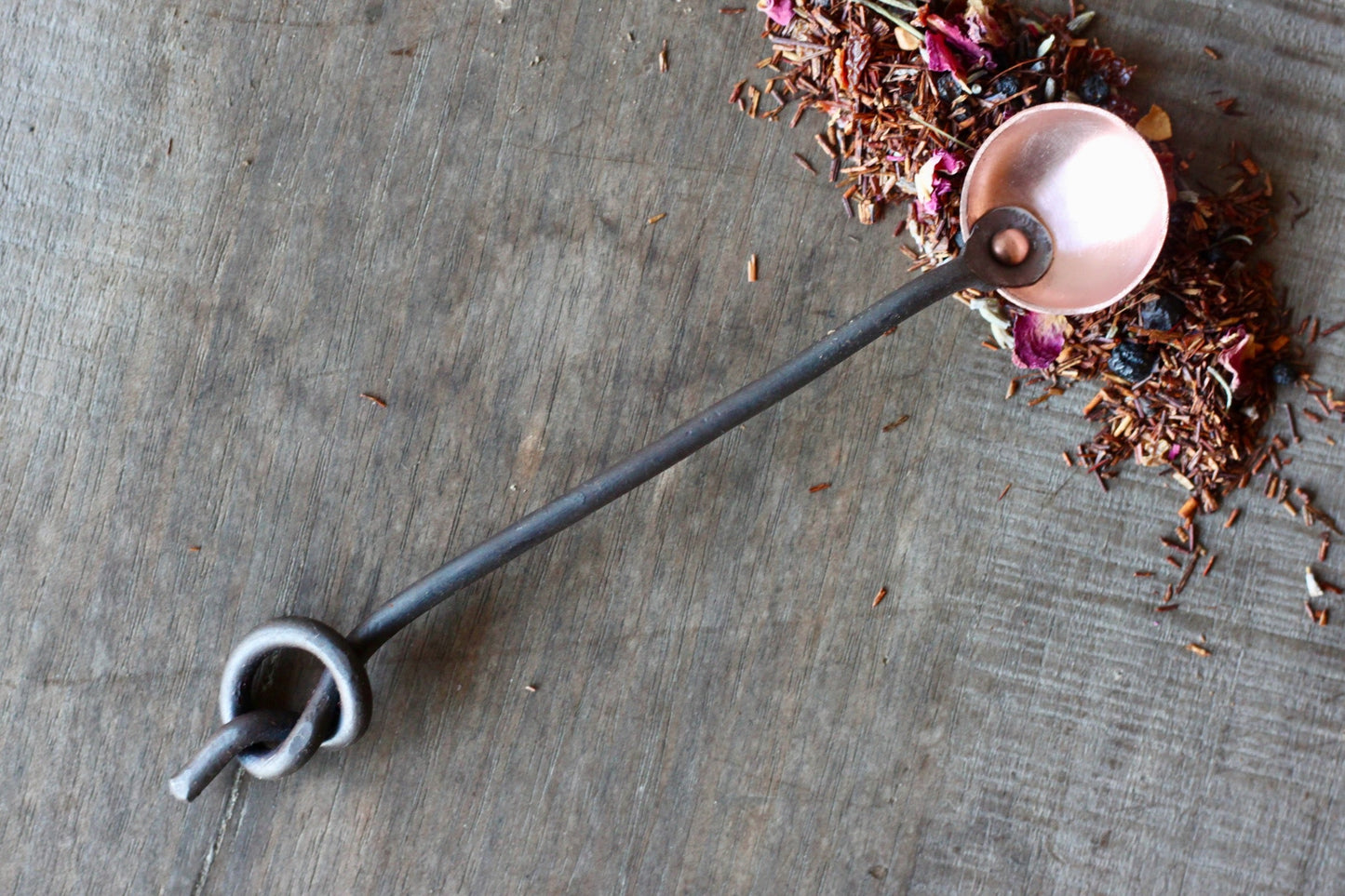 Copper and Steel Teaspoon