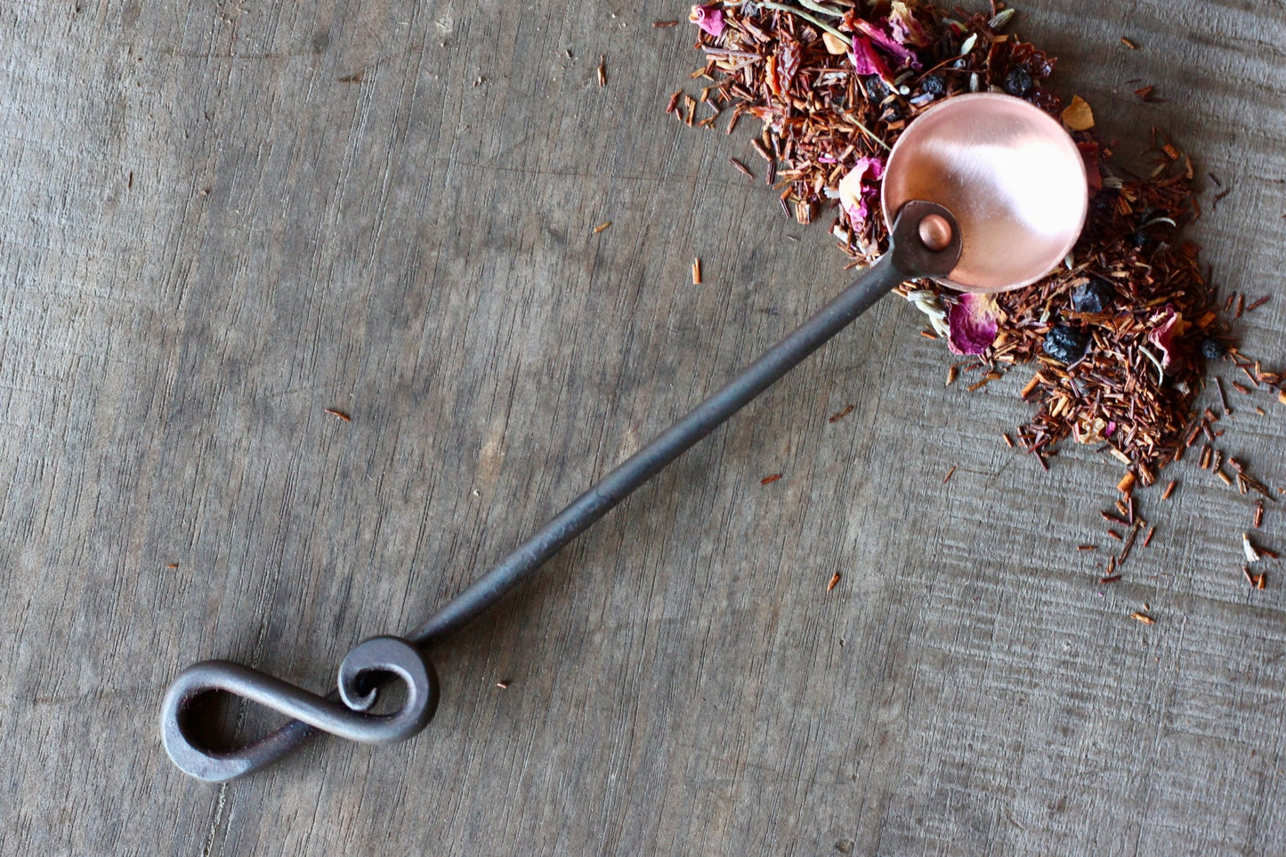 Copper and Steel Teaspoon