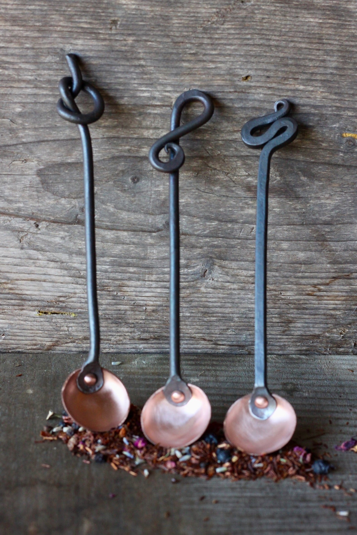 Copper and Steel Teaspoon